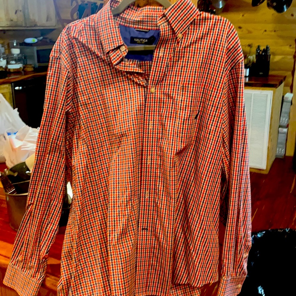 Button down dress shirt XL